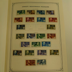 Collection timbres de colonies françaises neufs et oblitérés, volume 1.