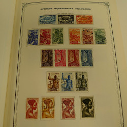 Collection timbres de colonies françaises neufs et oblitérés, volume 1.