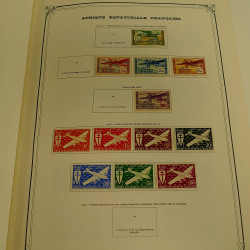 Collection timbres de colonies françaises neufs et oblitérés, volume 1.