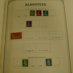 Collection timbres de colonies françaises neufs et oblitérés, volume 1.