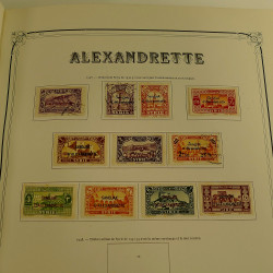 Collection timbres de colonies françaises neufs et oblitérés, volume 1.