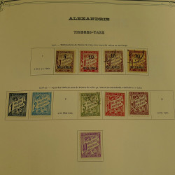 Collection timbres de colonies françaises neufs et oblitérés, volume 1.