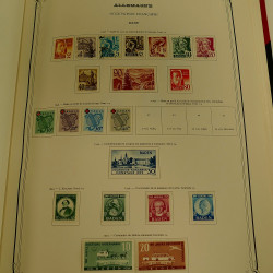 Collection timbres de colonies françaises neufs et oblitérés, volume 1.