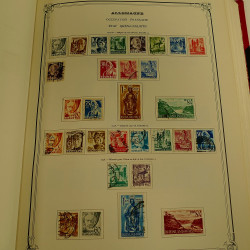 Collection timbres de colonies françaises neufs et oblitérés, volume 1.