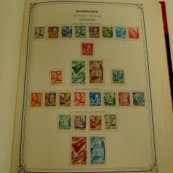 Collection timbres de colonies françaises neufs et oblitérés, volume 1.