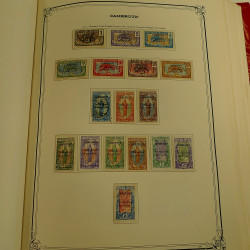 Collection timbres de colonies françaises neufs et oblitérés, volume 1.