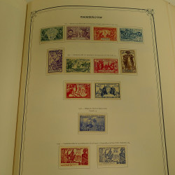 Collection timbres de colonies françaises neufs et oblitérés, volume 1.