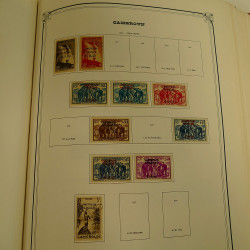 Collection timbres de colonies françaises neufs et oblitérés, volume 1.