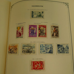 Collection timbres de colonies françaises neufs et oblitérés, volume 1.