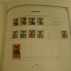 Collection timbres de colonies françaises neufs et oblitérés, volume 1.
