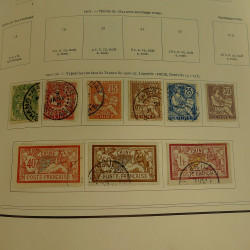 Collection timbres de colonies françaises neufs et oblitérés, volume 1.