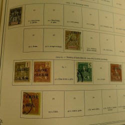 Collection timbres de colonies françaises neufs et oblitérés, volume 1.