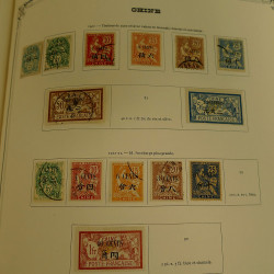 Collection timbres de colonies françaises neufs et oblitérés, volume 1.