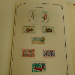 Collection timbres de colonies françaises neufs et oblitérés, volume 1.