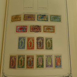 Collection timbres de colonies françaises neufs et oblitérés, volume 1.