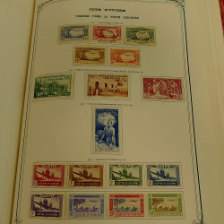 Collection timbres de colonies françaises neufs et oblitérés, volume 1.