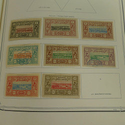 Collection timbres de colonies françaises neufs et oblitérés, volume 1.