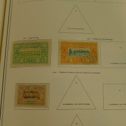 Collection timbres de colonies françaises neufs et oblitérés, volume 1.