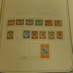 Collection timbres de colonies françaises neufs et oblitérés, volume 1.