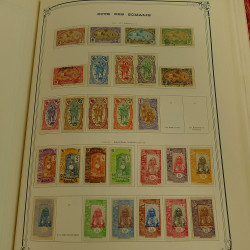 Collection timbres de colonies françaises neufs et oblitérés, volume 1.