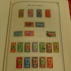 Collection timbres de colonies françaises neufs et oblitérés, volume 1.