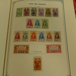 Collection timbres de colonies françaises neufs et oblitérés, volume 1.