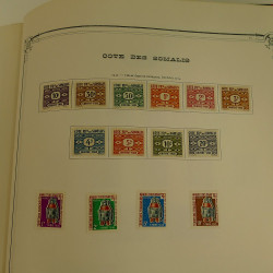 Collection timbres de colonies françaises neufs et oblitérés, volume 1.