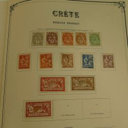 Collection timbres de colonies françaises neufs et oblitérés, volume 1.