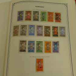 Collection timbres de colonies françaises neufs et oblitérés, volume 1.