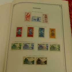 Collection timbres de colonies françaises neufs et oblitérés, volume 1.