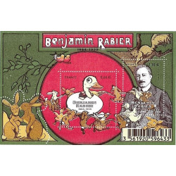 Feuillet de 2 timbres Benjamin Rabier N°F4866 neuf**.