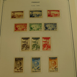 Collection timbres de colonies françaises neufs et oblitérés, volume 2.