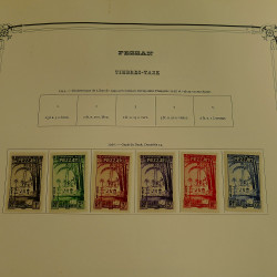 Collection timbres de colonies françaises neufs et oblitérés, volume 2.