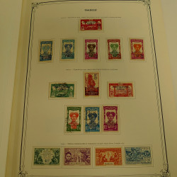 Collection timbres de colonies françaises neufs et oblitérés, volume 2.