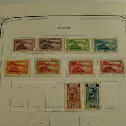 Collection timbres de colonies françaises neufs et oblitérés, volume 2.