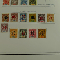 Collection timbres de colonies françaises neufs et oblitérés, volume 2.