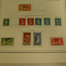 Collection timbres de colonies françaises neufs et oblitérés, volume 2.