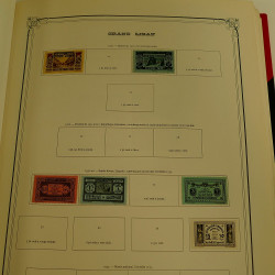 Collection timbres de colonies françaises neufs et oblitérés, volume 2.