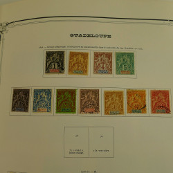 Collection timbres de colonies françaises neufs et oblitérés, volume 2.