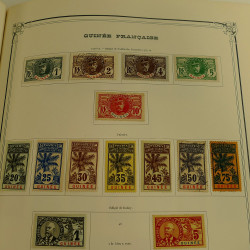 Collection timbres de colonies françaises neufs et oblitérés, volume 2.