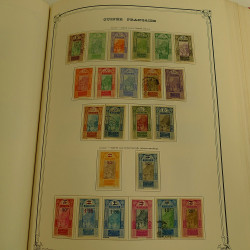 Collection timbres de colonies françaises neufs et oblitérés, volume 2.