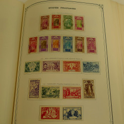 Collection timbres de colonies françaises neufs et oblitérés, volume 2.