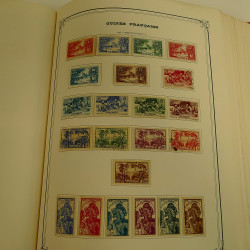 Collection timbres de colonies françaises neufs et oblitérés, volume 2.