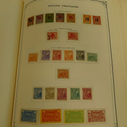 Collection timbres de colonies françaises neufs et oblitérés, volume 2.