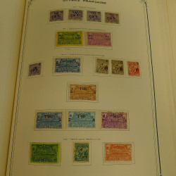 Collection timbres de colonies françaises neufs et oblitérés, volume 2.