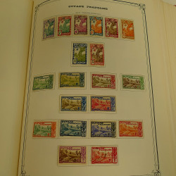 Collection timbres de colonies françaises neufs et oblitérés, volume 2.