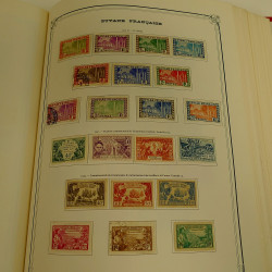 Collection timbres de colonies françaises neufs et oblitérés, volume 2.