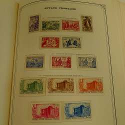 Collection timbres de colonies françaises neufs et oblitérés, volume 2.