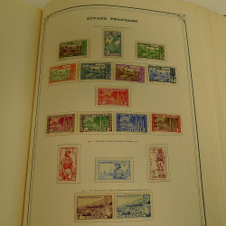 Collection timbres de colonies françaises neufs et oblitérés, volume 2.