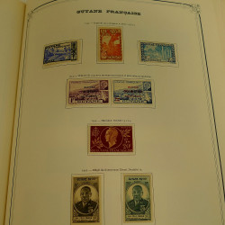 Collection timbres de colonies françaises neufs et oblitérés, volume 2.